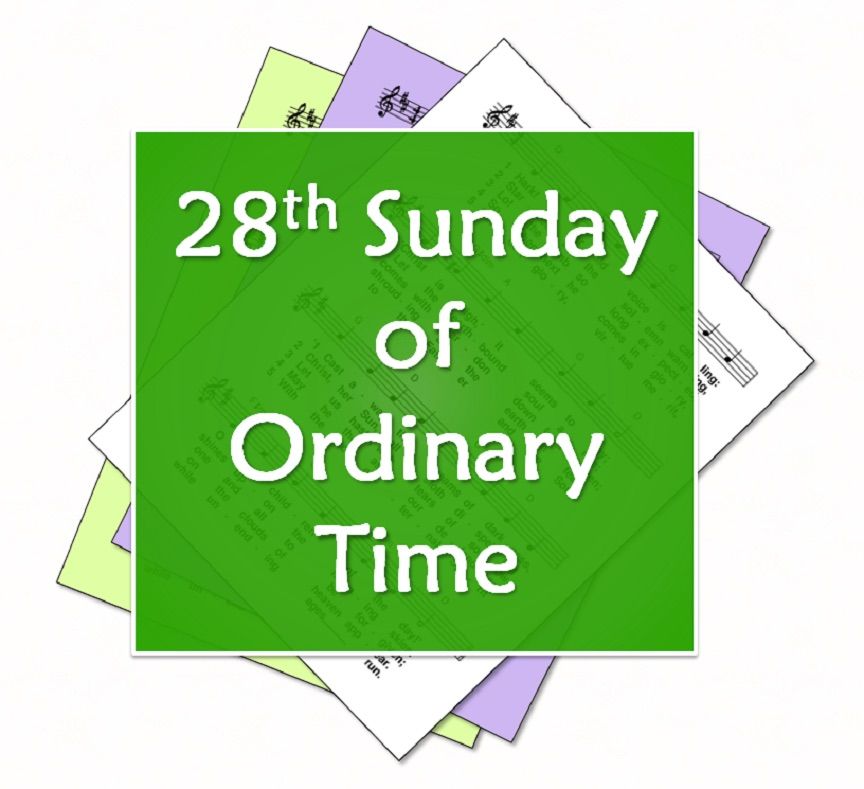 28th Sunday of Ordinary Time Cycle B