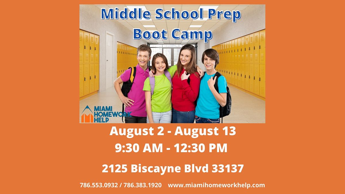 Middle School Prep Boot Camp