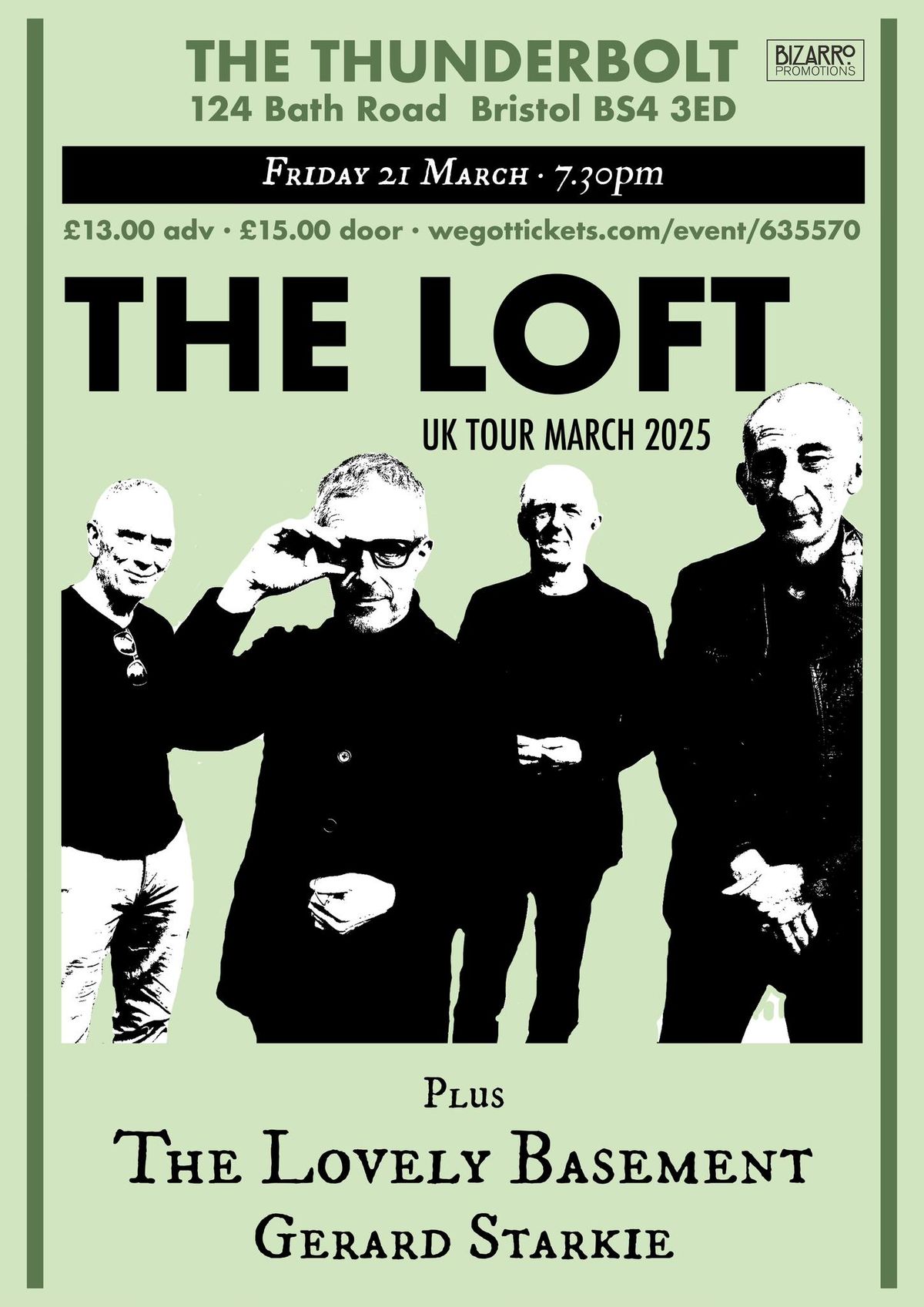 The Loft, The Lovely Basement, & Gerard Starkie, The Thunderbolt, Bristol, 21\/03\/25