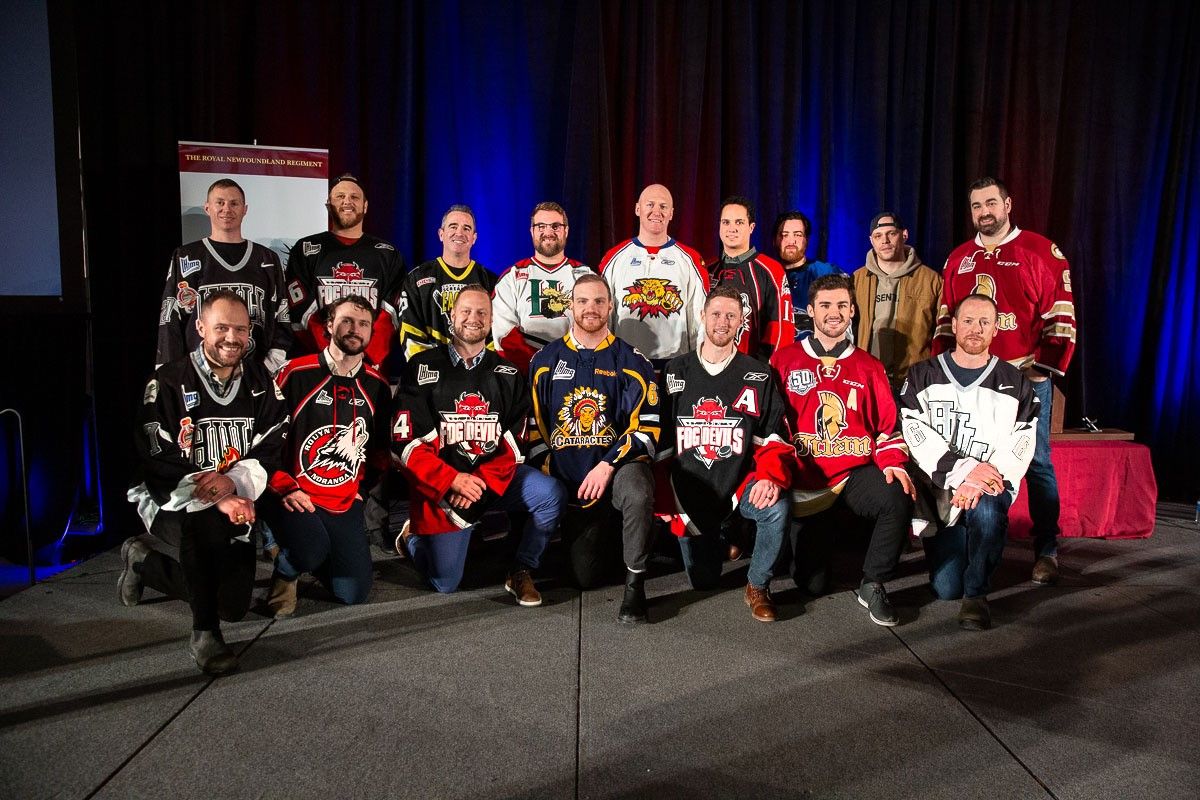 Newfoundland Regiment at Victoriaville Tigres at Colisee Desjardins