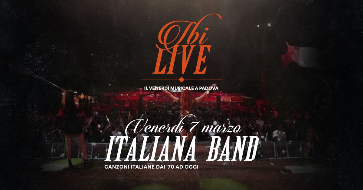 Canzoni italiane dai '70 a oggi - ITALIANA BAND