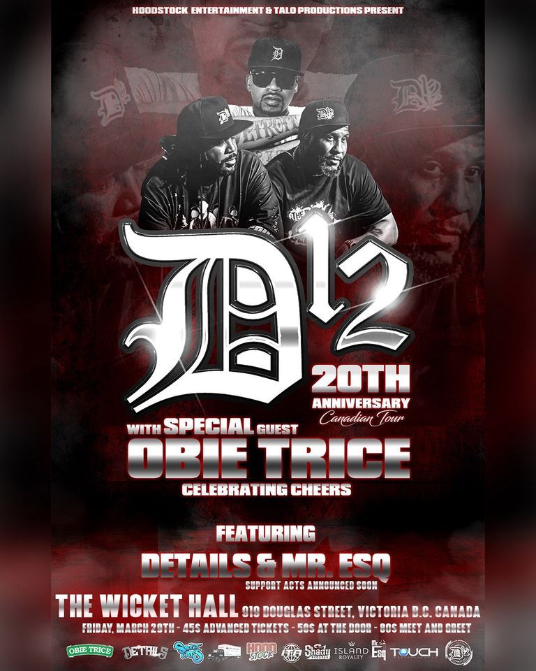 D12 & Obie Trice Live In Victoria 