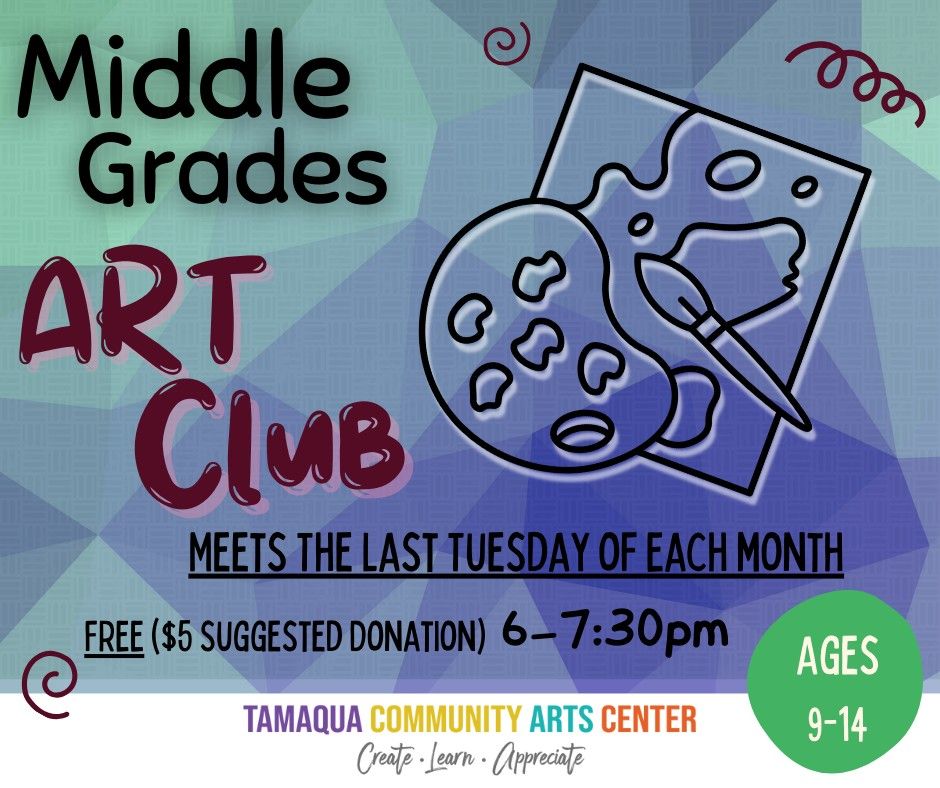 Middle Grades Art Club