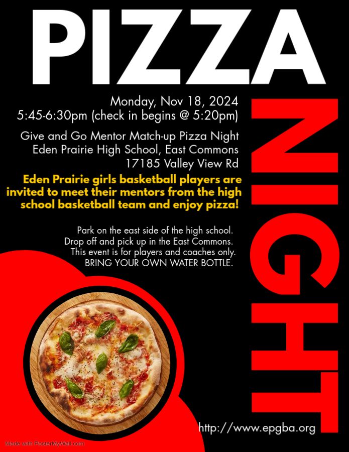 Mentor Match Up Pizza Night