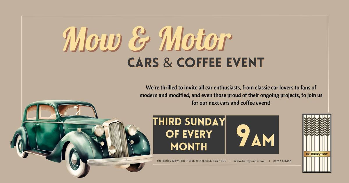 Mow & Motor - Cars & Coffee