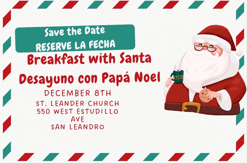 SAVE THE DATE: Breakfast with Santa