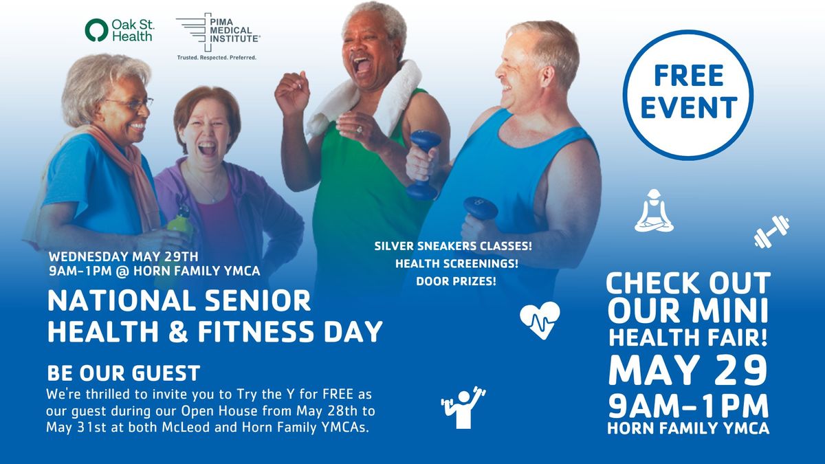 FREE - Health Fair for National Senior Health & Fitness Day!