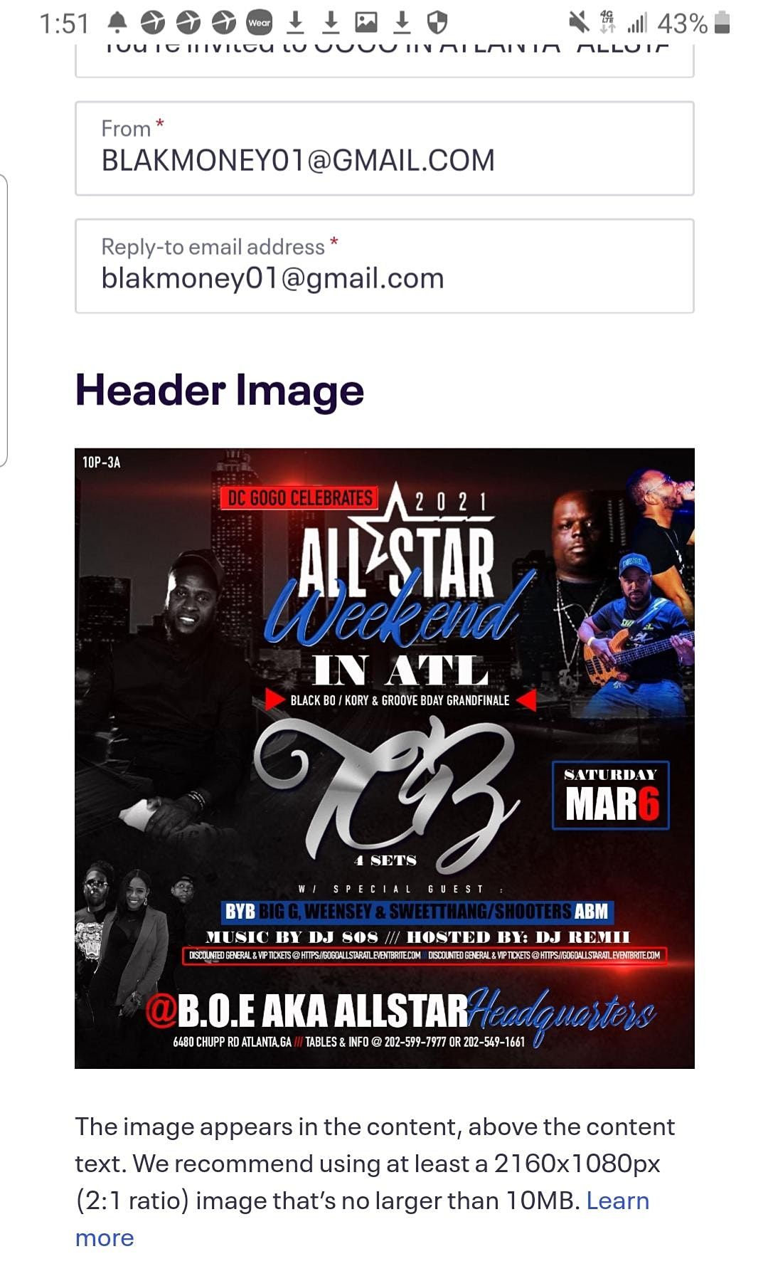 Gogo In Atlanta Allstar Takeover Tcb Byb Big G W 6480 Chupp Rd Lithonia 6 March To 7 March