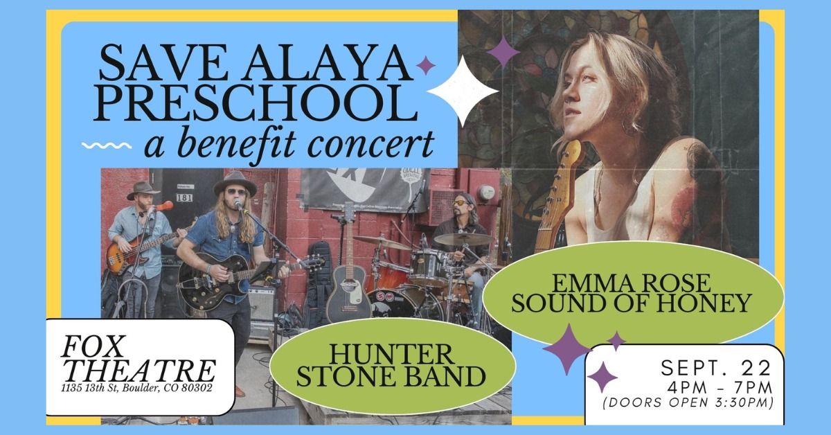 Save Alaya Preschool: A Benefit Concert | The Fox Theatre