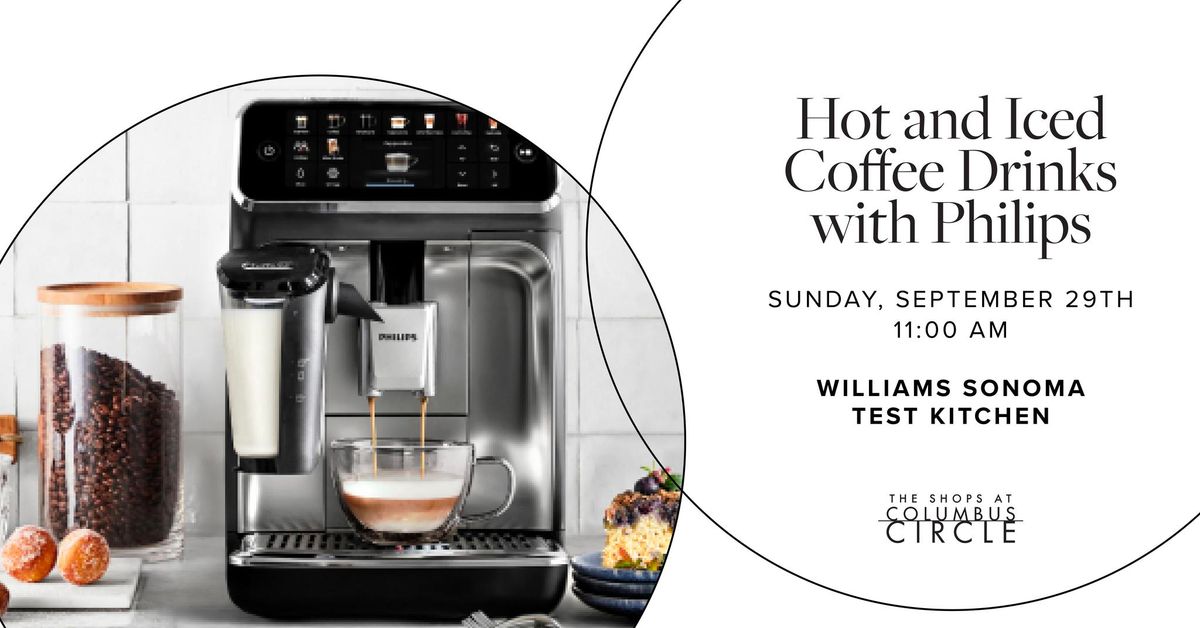 Hot & Iced Coffee Drinks with Philips