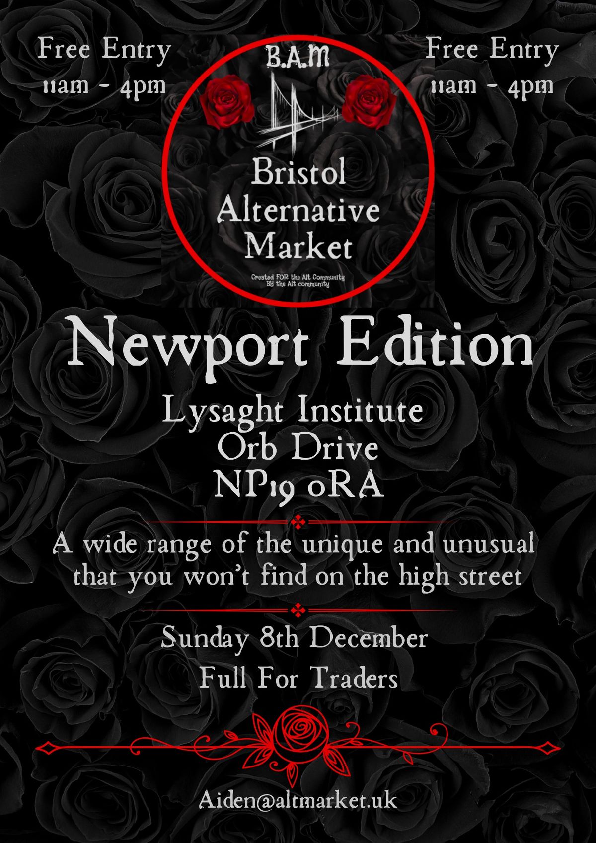 Newport Edition- Bristol Alternative Market! December!