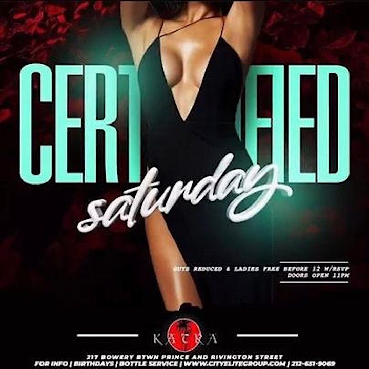 Certified Saturdays at Katra Lounge, Katra Lounge & Event Space, New