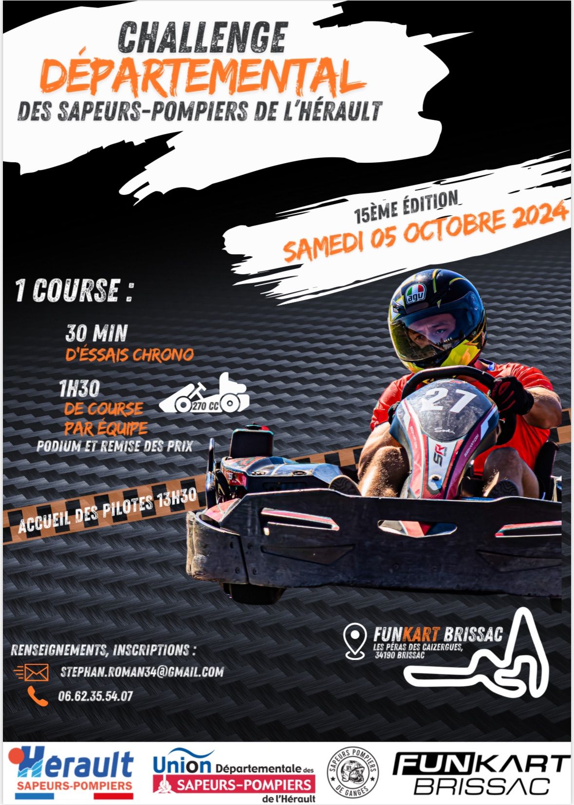 Challenge d\u00e9partemental de karting des Sapeurs-Pompiers de l\u2019H\u00e9rault