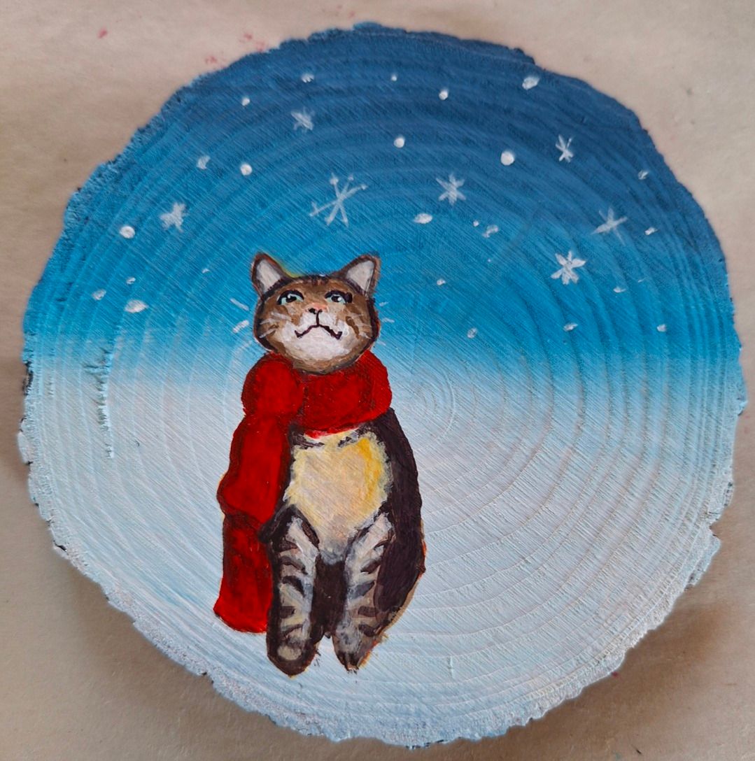 DECEMBER Purr, Paint, Sip Art Class with KITTIES (Ages 16-Up Only)