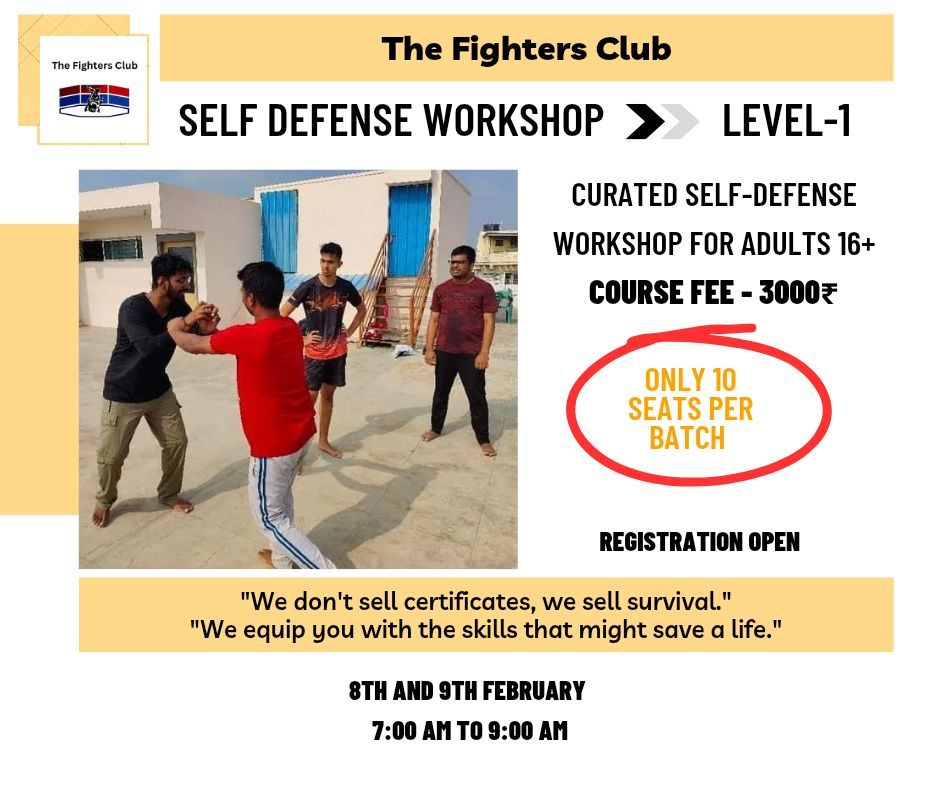 Empower Yourself: Join The Fighters Club Self-Defense Workshop!