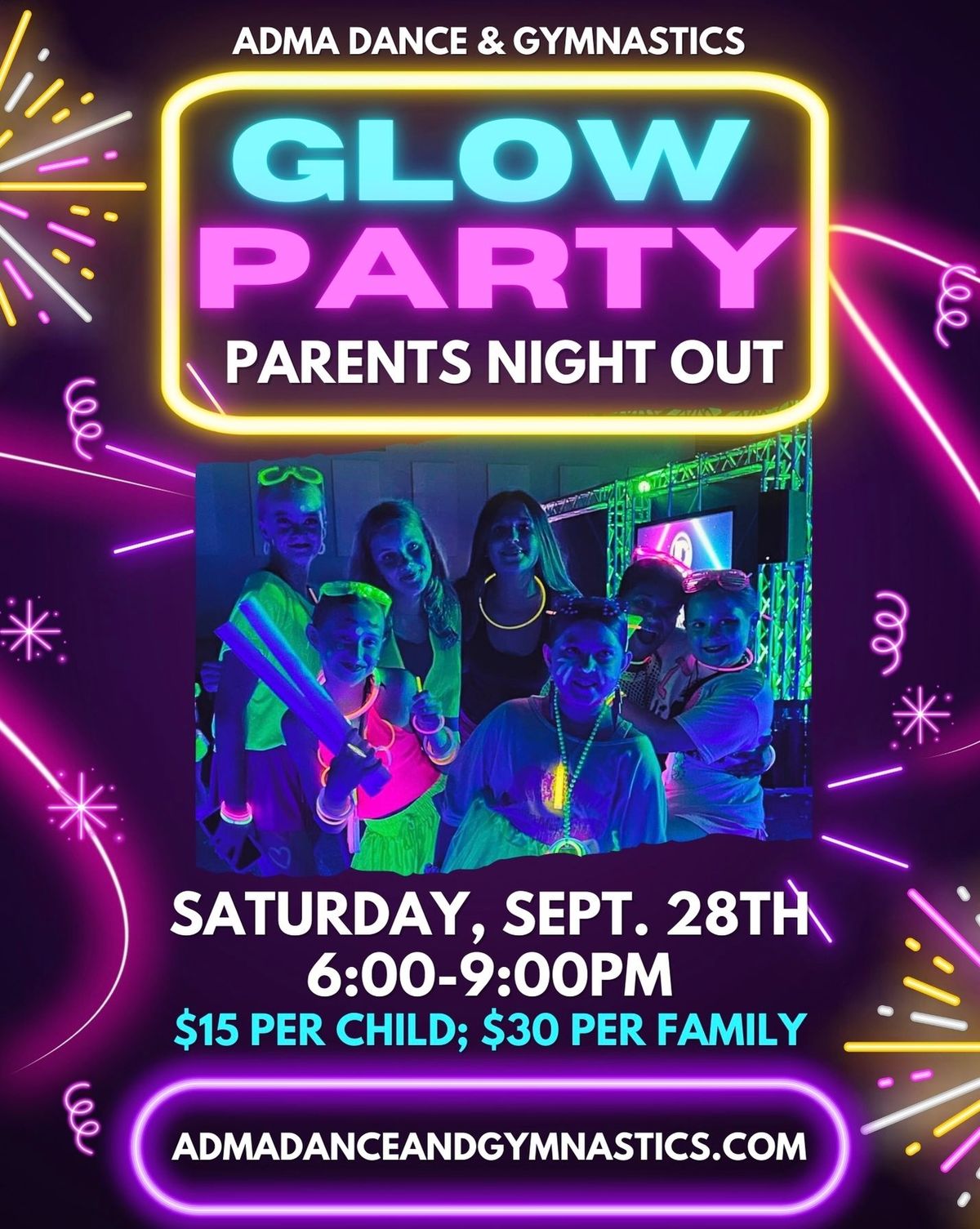 NEON Glow Party - Parents Night Out