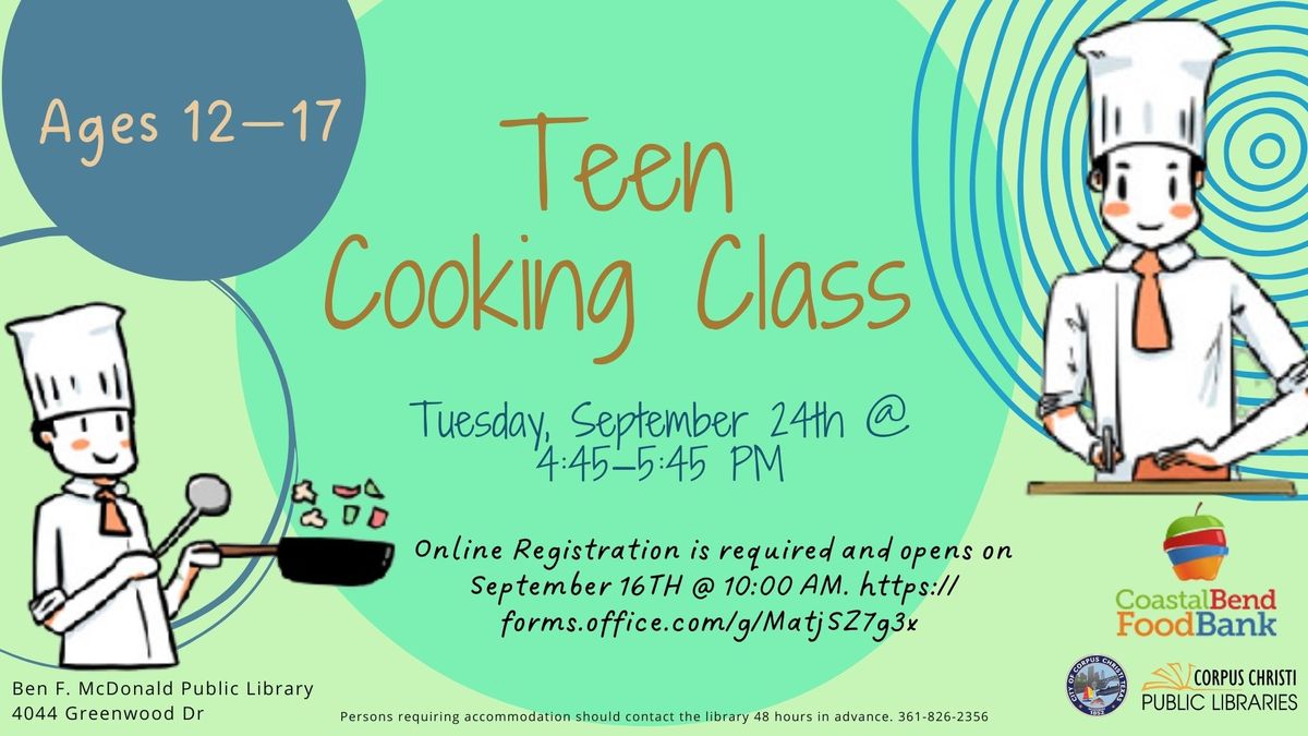 Teen Cooking Class