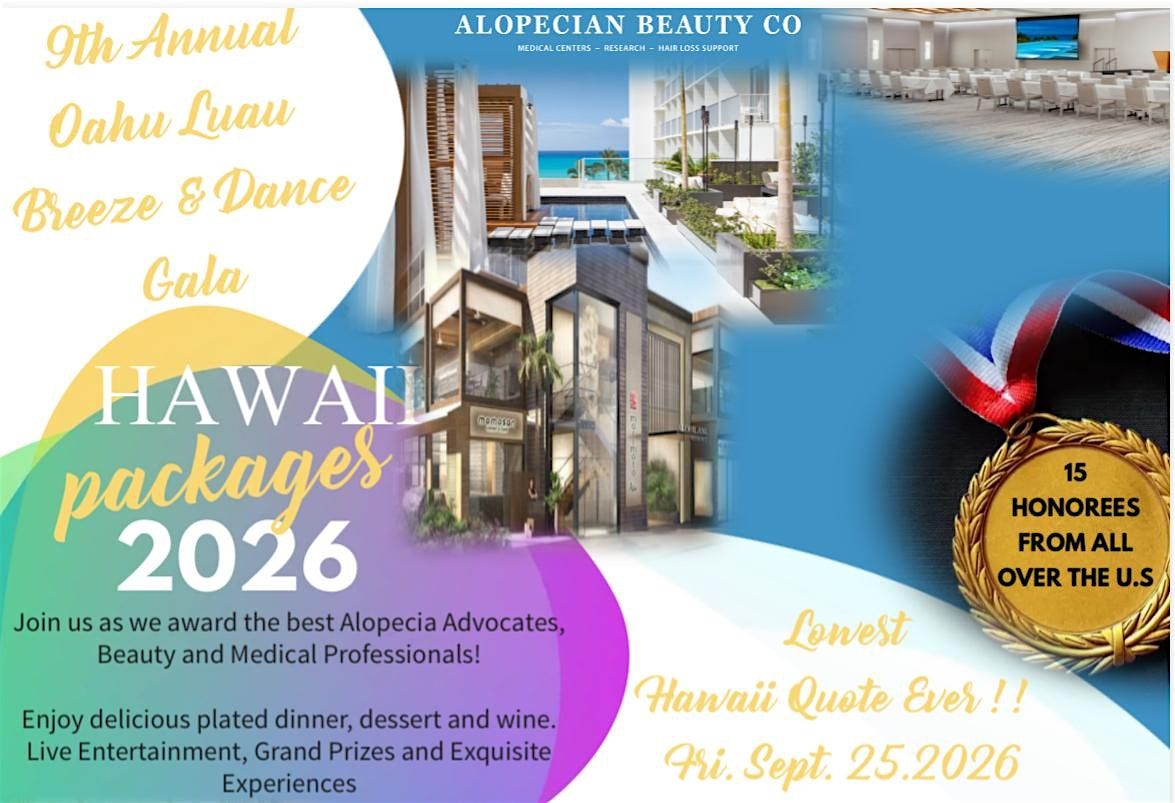 9th Annual Alopecian Beauty Co \u201cOahu Luau Breeze & Dance Gala\u201d