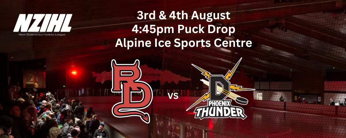 Live Ice Hockey - Canterbury Red Devils vs. Dunedin Thunder