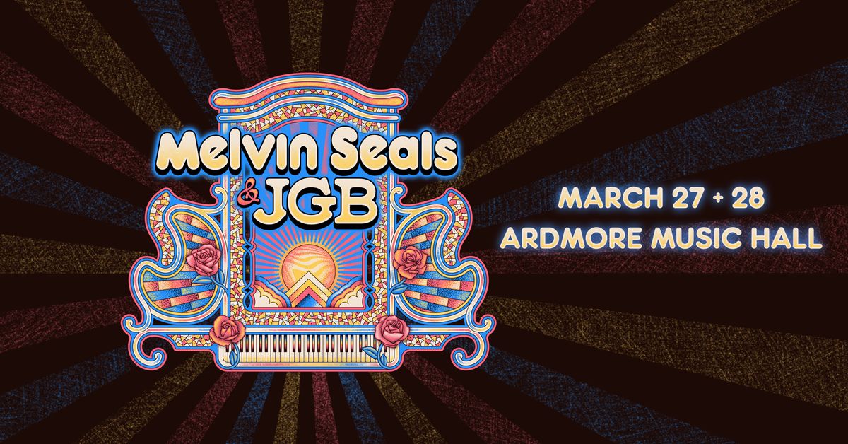 Melvin Seals & JGB at Ardmore Music Hall 3\/27 + 3\/28