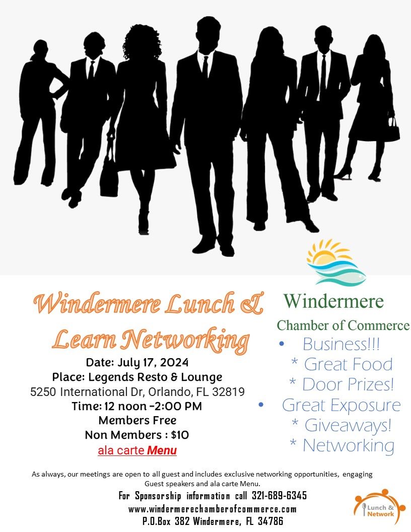 Windermere Lunch & Learn Business Networking