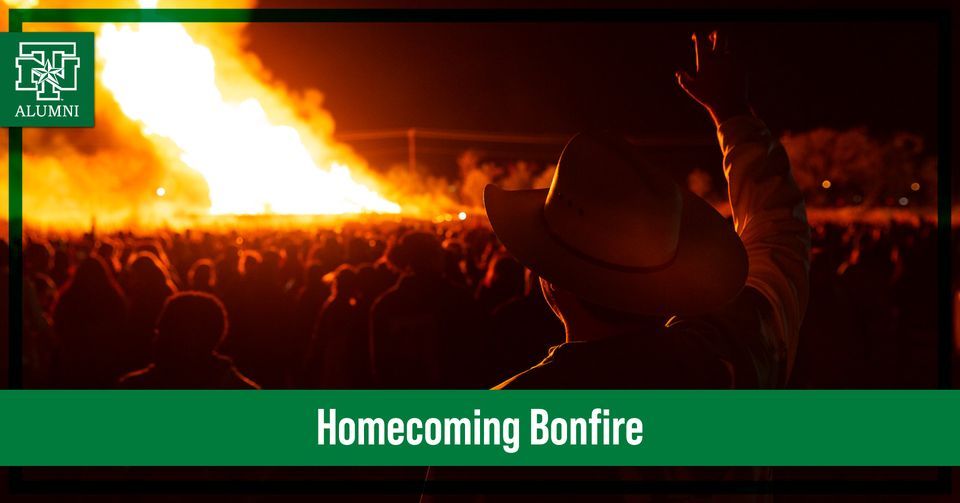 UNT Homecoming Bonfire at the Alumni Pavilion