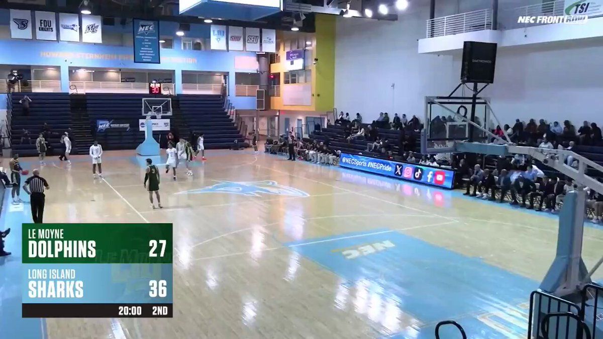 Long Island University Sharks vs. Le Moyne Dolphins