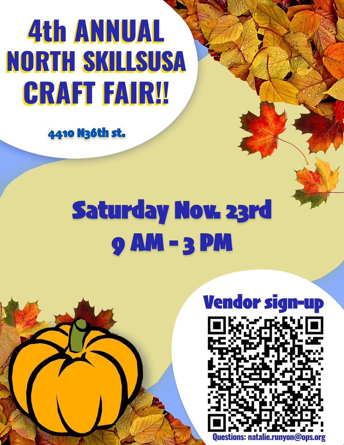 4th Annual North SkillsUSA Craft Fair!