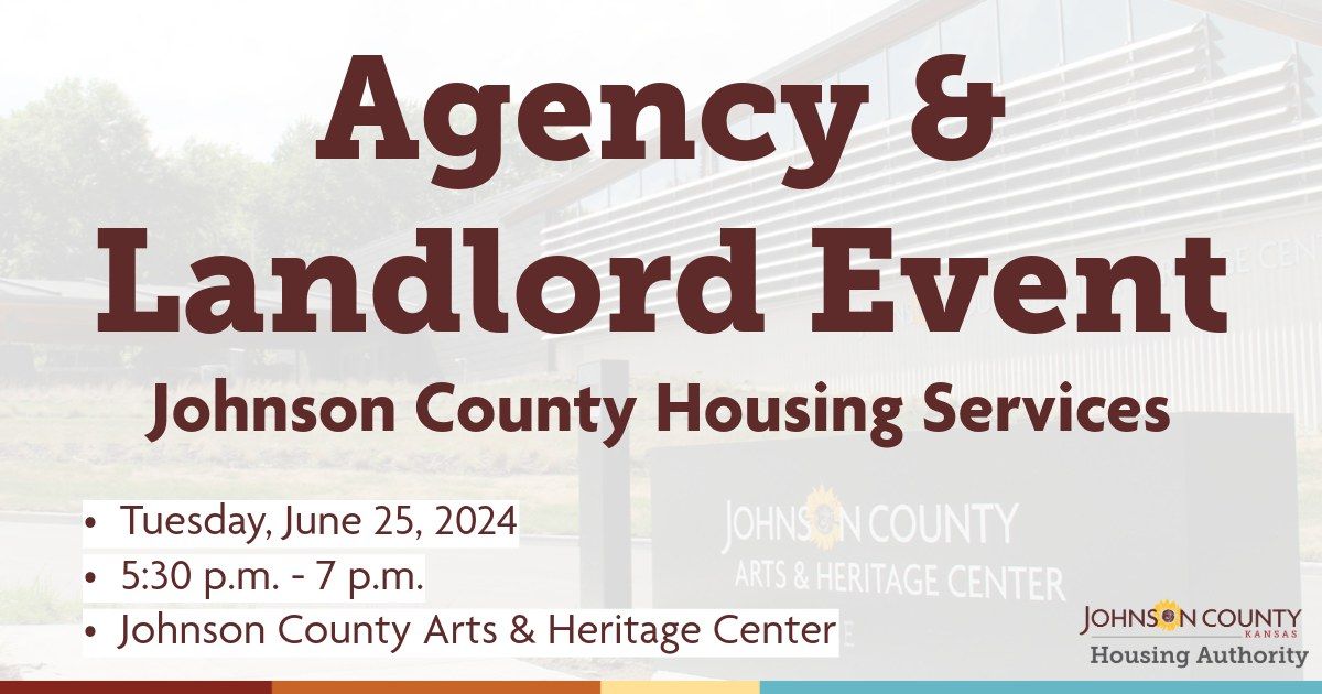 Agency & Landlord Event: Johnson County Housing Services 