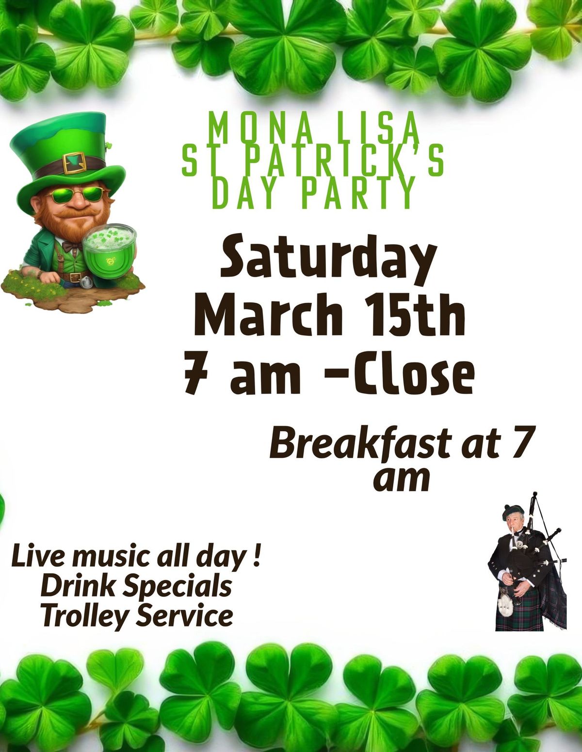 St Patrick\u2019s Day Party 