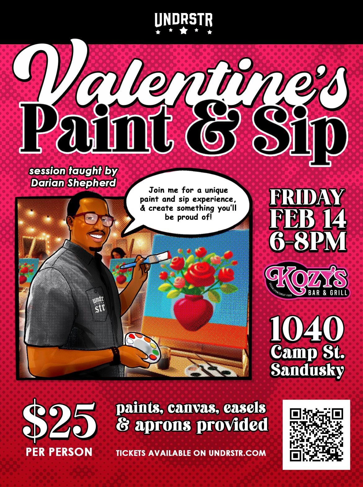 Valentine's Paint & Sip