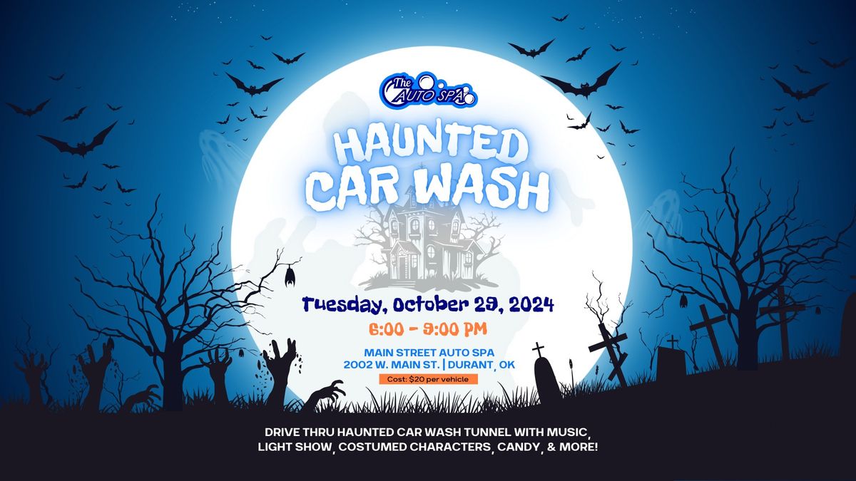 Nightmare on Main Street Haunted Car Wash