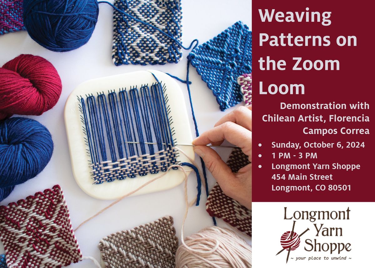 Weaving on the Zoom Loom with Florencia Campos Correa