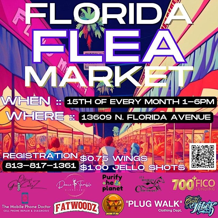 Florida Flea Market, JT's Roadhouse Bar, Tampa, 15 May 2023