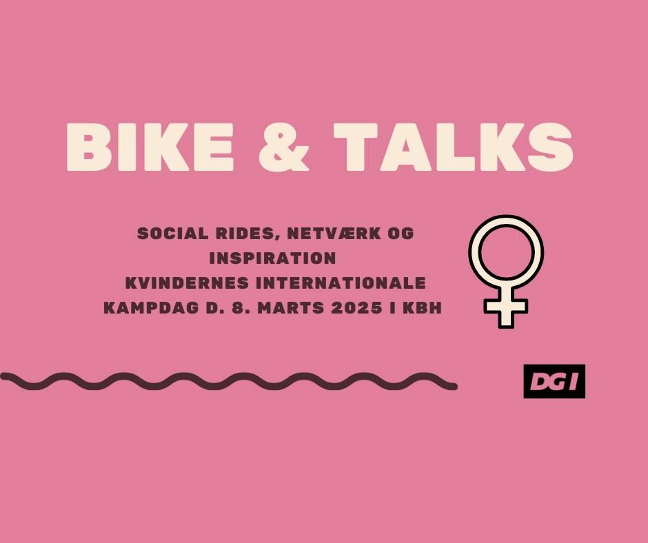 Bike & Talks - social rides, netv\u00e6rk og inspiration