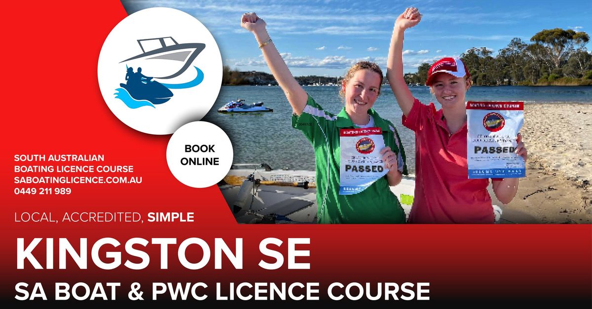 Kingston SE Boat & Jetski Licence