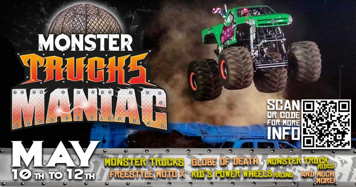 Ennis TX - Monster Truck Maniac\/ Buy Now KID\u2019S are FREE