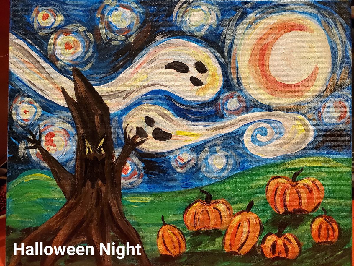 Sip & Paint Party at The Pour House - Fright Night