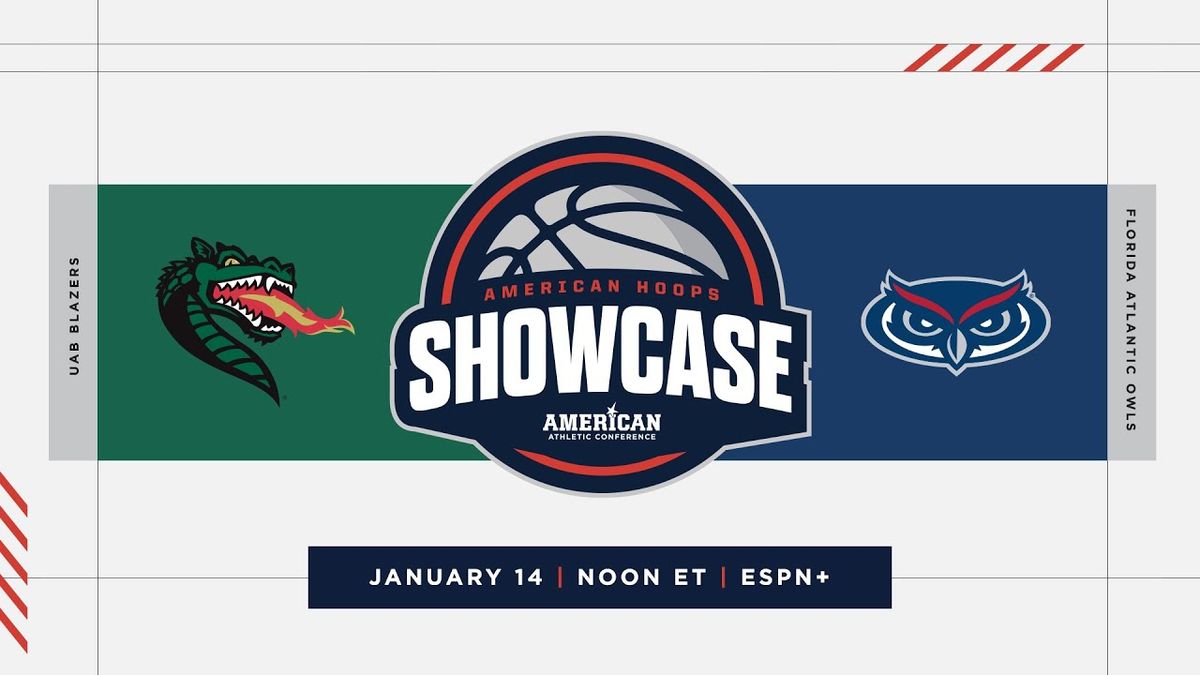 UAB Blazers at Florida Atlantic Owls Mens Basketball