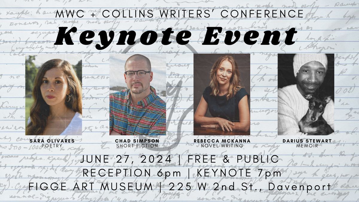 Collins Writers' Conference Keynote Event