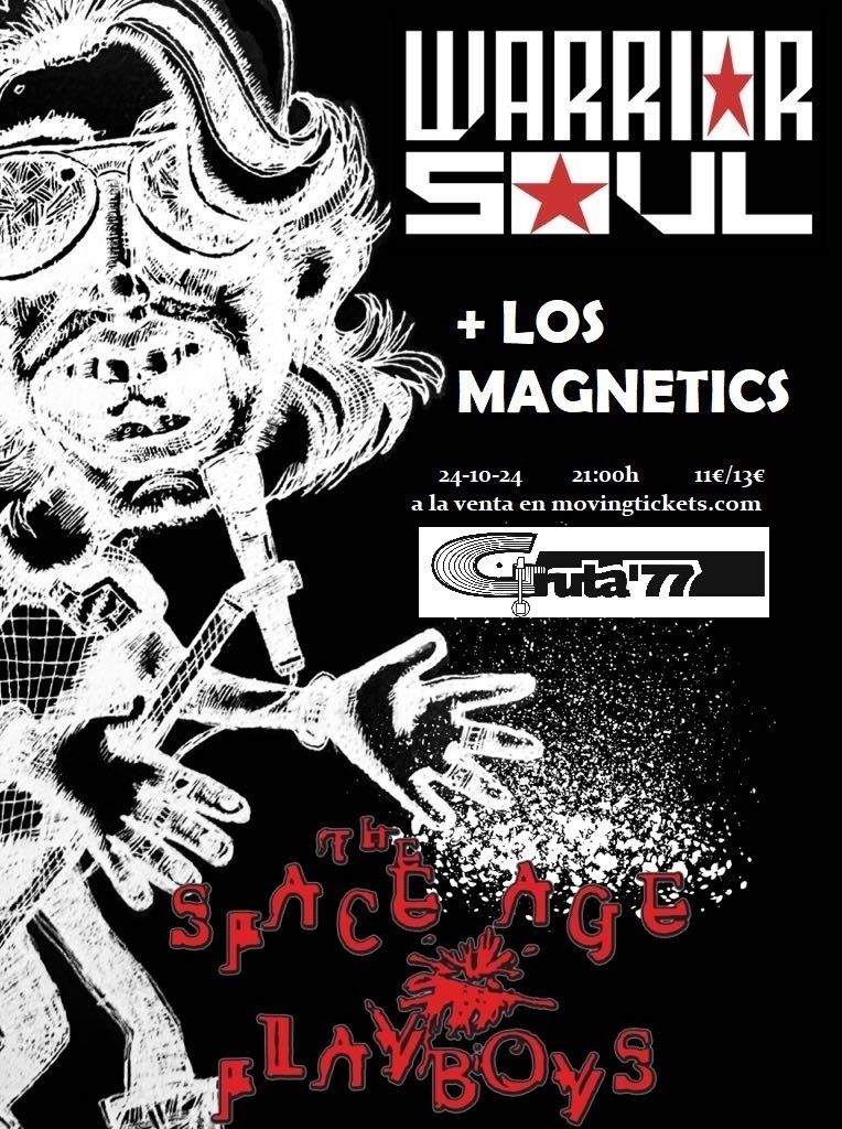 Warrior Soul y Los Magnetics en Gruta77