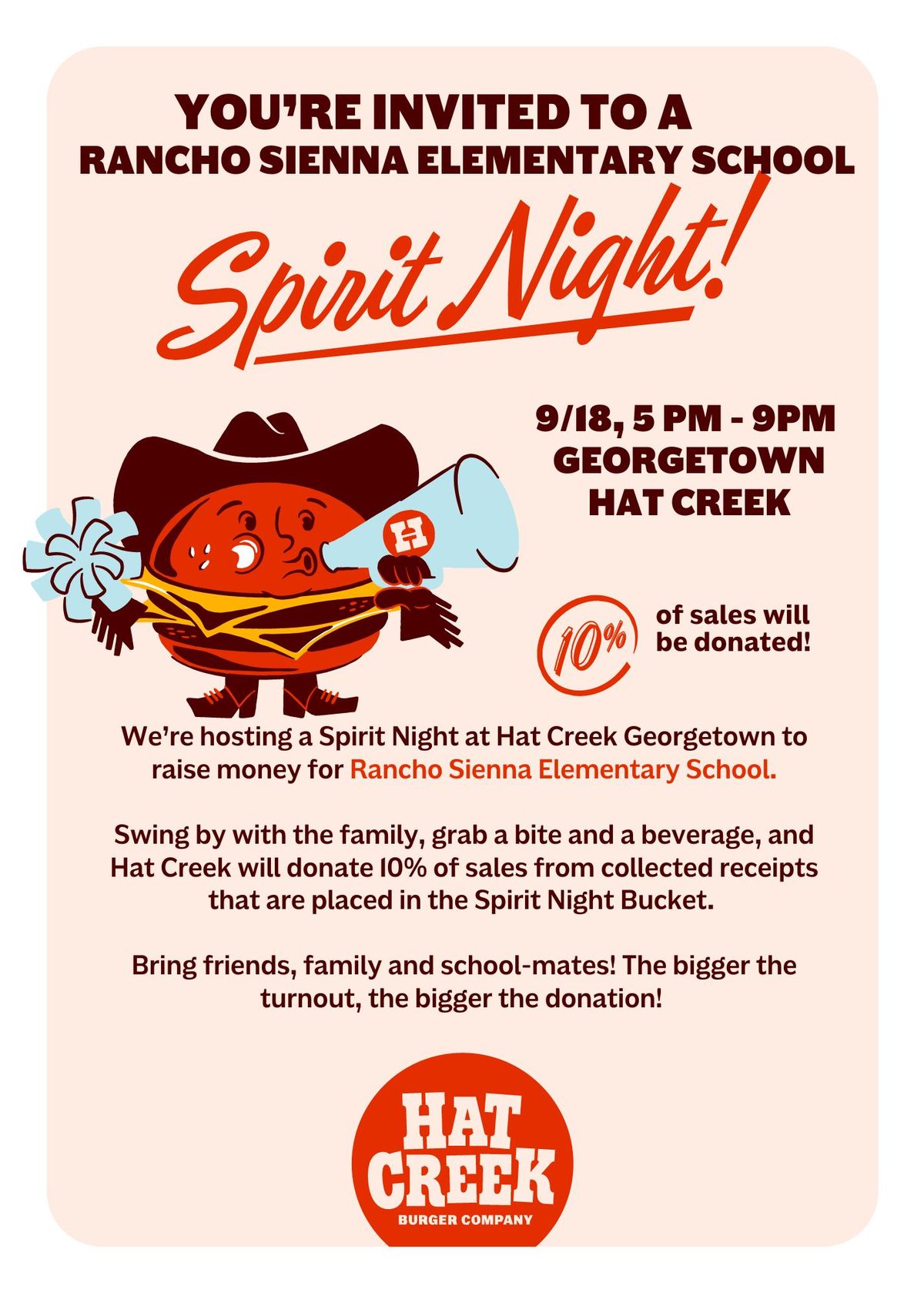 Spirit Night at Hat Creek