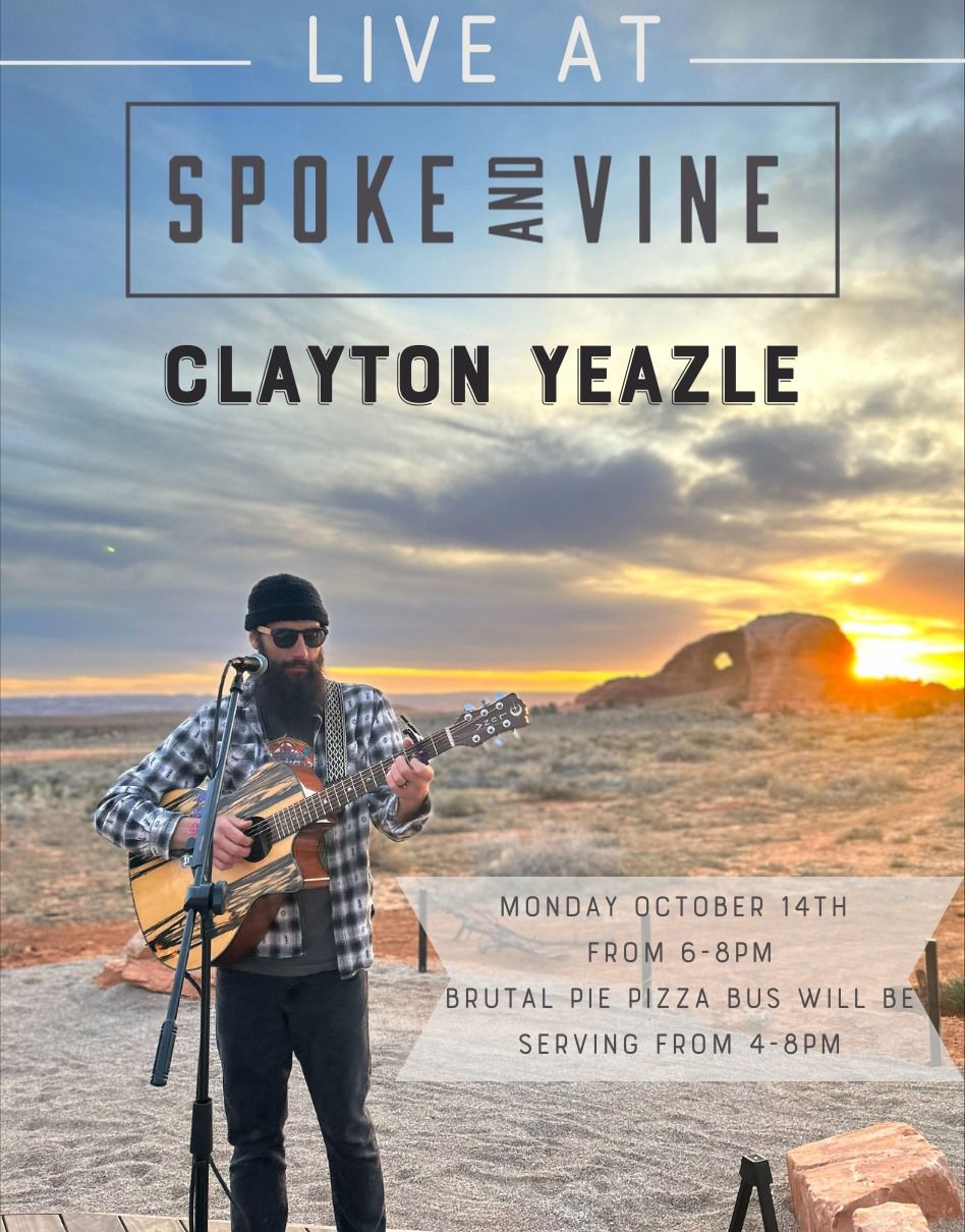 Spoke and Vine Live Music by Clayton Yeazle and Brutal Pie Pizza Bus