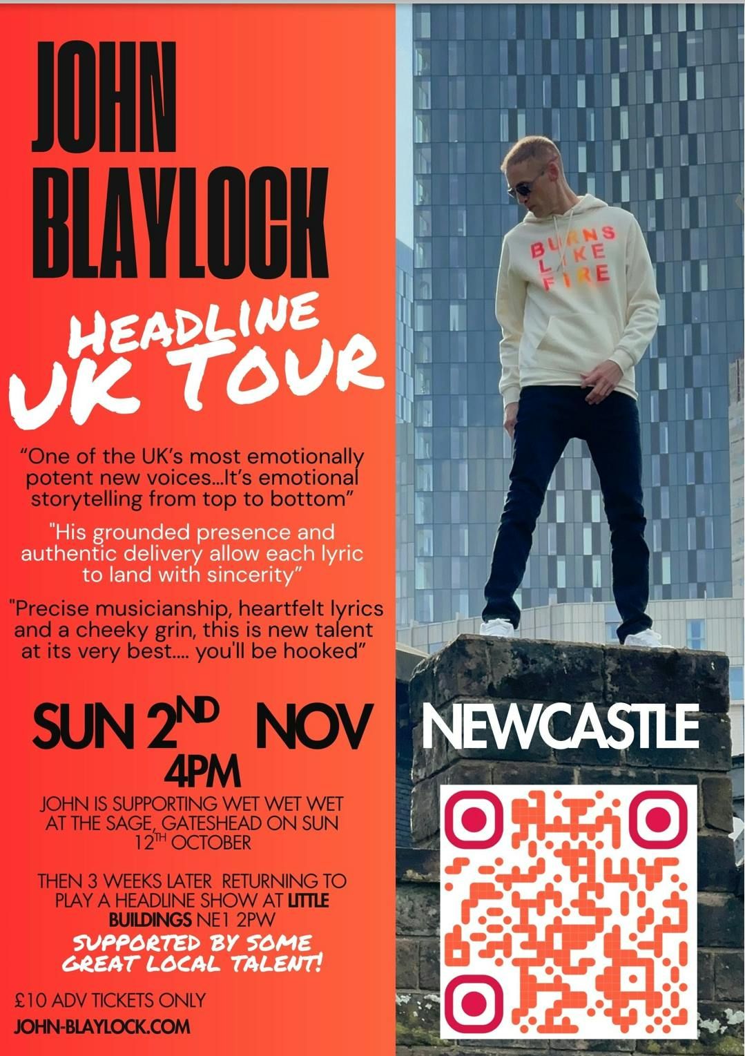 John Blaylock plus supports TBA