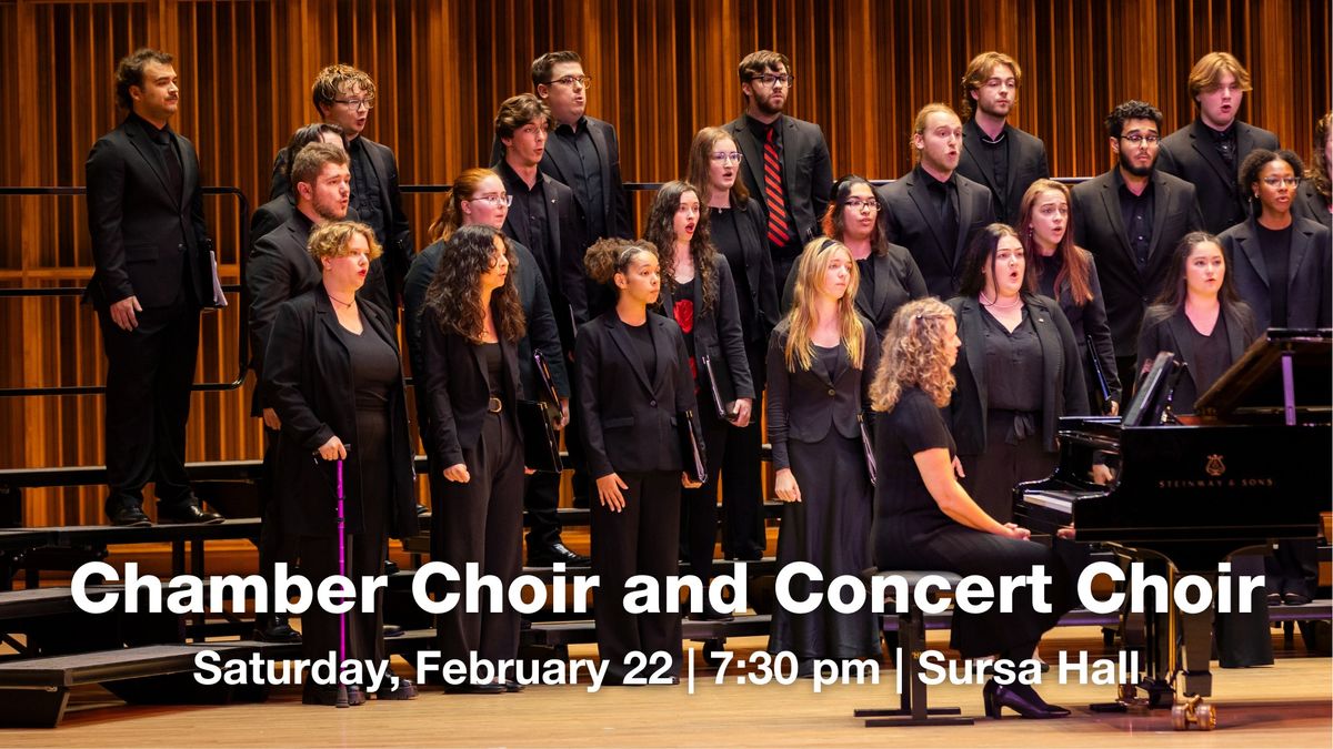 Chamber Choir and Concert Choir