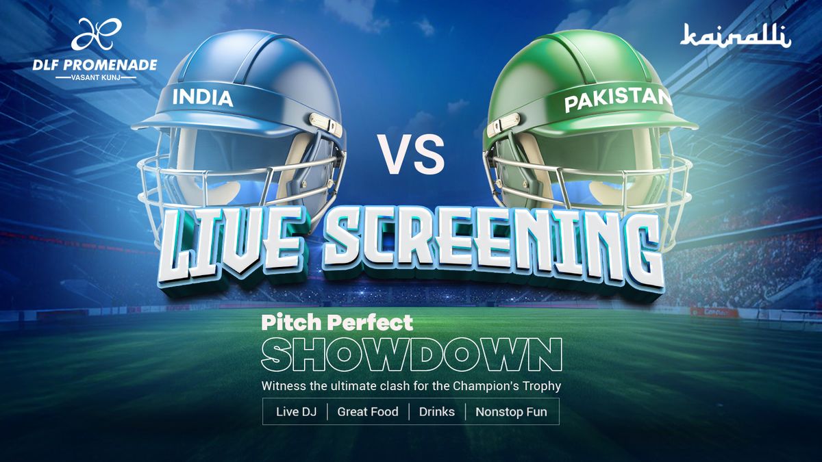 Live Screening of India vs. Pakistan