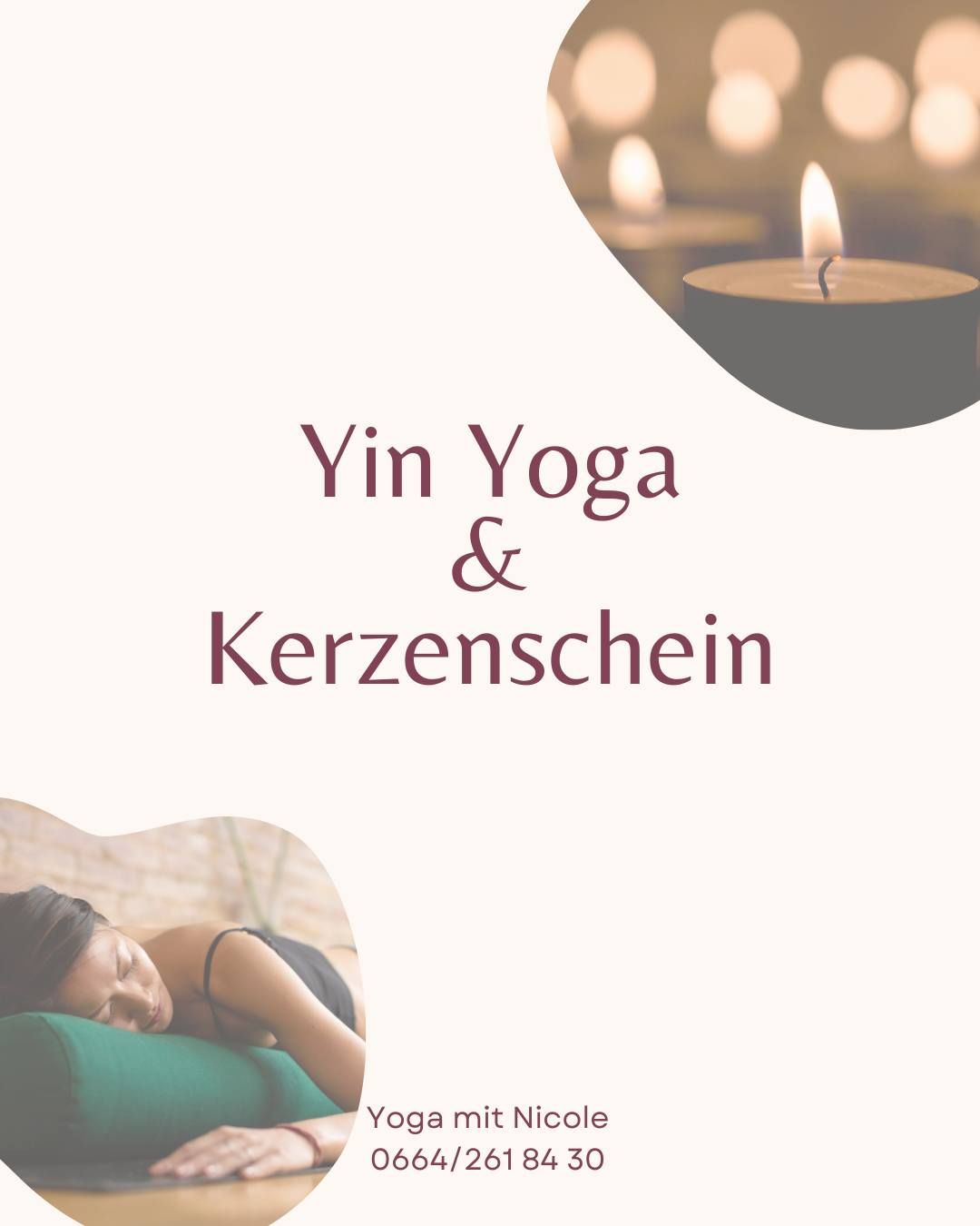 Yin Yoga & Kerzenschein \ud83e\uddd8\u200d\u2640\ufe0f\ud83d\udd6f\ufe0f29.11.2024 in Penzendorf 