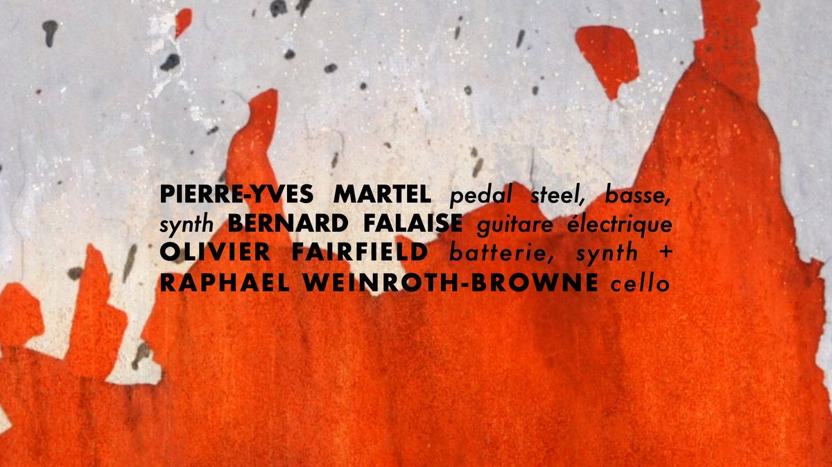 NASCENT RED [Plays the Music from Weird Studies] + Raphael Weinroth-Browne [solo cello]