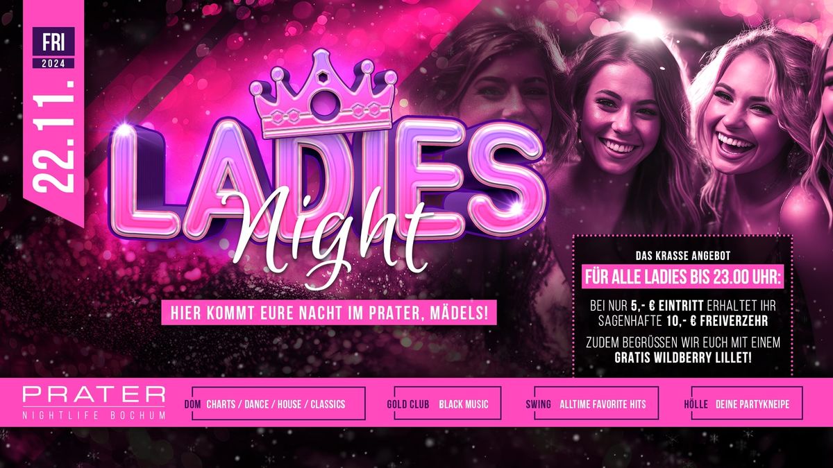 Ladies Night at PRATER BOCHUM [22\/11\/2024]