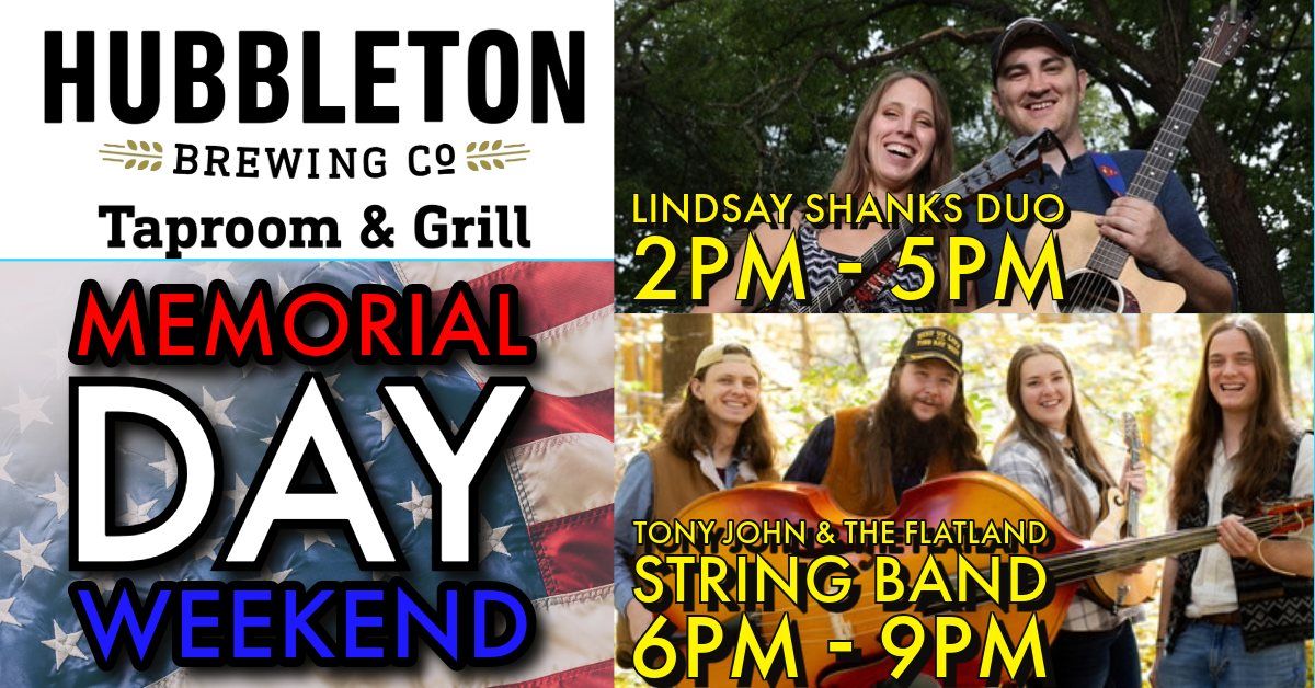 Memorial Day Weekend - Live Music and More!